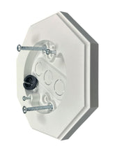 iMBAPrice 8161 front view of vertical siding lamp mounting kit for outdoor use.