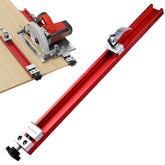 IMeanTop circular saw guide rail for precise cutting on a 12-inch base, boosting accuracy.