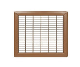 Imperial RG0690 brown floor return air grille front view showing sturdy steel construction