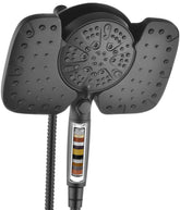 INAVAMZ 10-inch rainfall head delivering wide coverage for a spa-like shower.