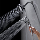 INAVAMZ 7-2-inch rain shower head provides wide coverage for a refreshing shower.