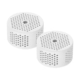 INAVAMZ replacement shower filter pack shows two filters for INAVAMZ shower head for easy maintenance