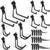 INCLY 24-pack slatwall hooks for garage organization.
