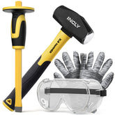 INCLY 3lb rock hammer for heavy stone work and prep.