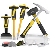 INCLY 3 lb sledge hammer for powerful, precise field rock breaking