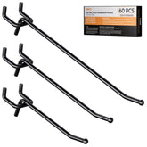 INCLY 4-inch pegboard hook front view for tool organization