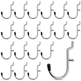 INCLY quarter-inch pegboard J-hook keeps tools neatly on the wall.