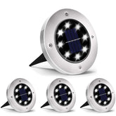 INCX solar lights front yard illuminate pathways with warm LED glow