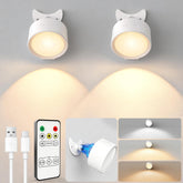 InfraRay wall sconce showing battery life and cordless placement benefits
