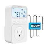Inkbird plug in thermostat front panel for quick temperature control