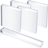 Innconee glass setting blocks for shower enclosures provide discreet support.