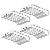 InnoGear gutter lights with 24 LEDs brighten entryways for enhanced security.