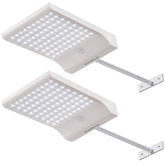 InnoGear 80-LED solar gutter light, bright outdoor illumination for driveways and entrances.