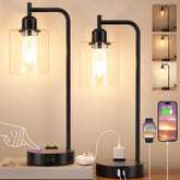 Innqoo industrial touch lamp base with easy smart control for night lighting