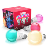 innr Zigbee A19 bulb color spectrum for vibrant mood lighting in any room