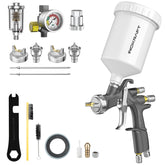 InoKraft D1 LVLP spray gun with 1.3mm nozzle for smooth automotive finishes.