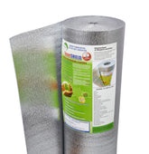 INSULATION MARKETPLACE SmartSHIELD foil roll close-up with reflective surface reduces radiant heat