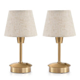 Intelive 2-pack cordless table lamp on dining table provides cozy wireless lighting