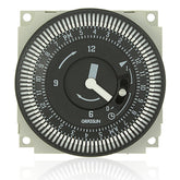 Intermatic Grasslin FM/1 timer front view with manual override for easy daily control.