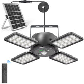 INXPHY solar shed light with adjustable panels for versatile indoor and outdoor coverage.