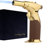 inZaynity dual flame torch gun handheld for precise culinary and crafting tasks.