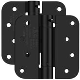 IOQ 4-inch self-closing hinges pair for heavy doors, prevents slams and frames.