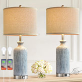 Ireliare living room lamps set of 2, 27-inch height, for ambient, balanced lighting.