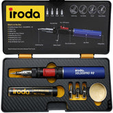 IRODA SolderPro 90K cordless soldering iron for portable on-site repairs.