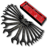 IRONCUBE super-thin wrenches for bike use with SAE and metric sizes.