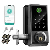 IRONZON smart door lock with touchscreen keypad for quick keyless entry at the front door