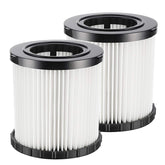 isinlive DCV580H/DCV581H filter pack front view; two washable HEPA filters for DeWalt vacuums