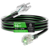 Islewire 10ft 103 outdoor extension cord with SJTW jacket for heavy-duty outdoor power