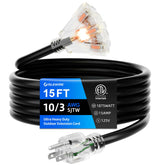 Islewire 15ft 10awg outdoor extension cord for high-power tools.