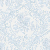 Ismoon vintage floral wallpaper blue damask roll adds easy decor upgrade to any room.
