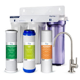 Ispring US31 under-sink filter system delivering clean water at the tap.