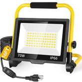 ISUERFY 8400LM LED work light front view for bright, reliable job-site illumination.