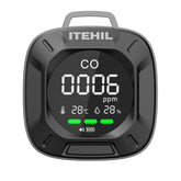 ITEHIL portable CO detector front view for safe travel and camping