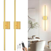 iThird battery-operated wall sconces set mounted on wall for stylish lighting