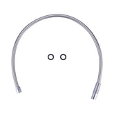 IVIGA 45-inch pre-rinse hose with stainless-steel sheath and flexible reach for kitchen spray