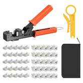 iwillink 90-degree angled speed termination tool for rapid keystone terminations.