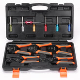 IWISS iCrimp closed barrel crimp tool in action for secure automotive connections.