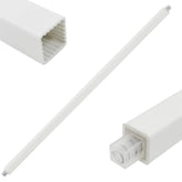 IWIWE 24-inch towel bar replacement rod with cut-to-length design for easy mounting.