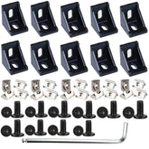 IXGNIJ 4040 corner bracket 90-degree connector for sturdy aluminum frames.