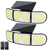 IYGR solar outdoor lights with 3000lm for bright patio illumination