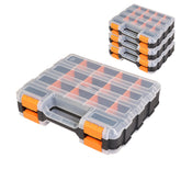 Jack Boss tool box with transparent lid shows quick-part visibility for faster selection.