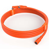 Jackery DC extension cable 16.4 ft extends solar panel connections for flexible outdoor charging.