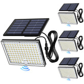 JACKYLED motion sensor flood light with 113 LEDs for bright porch illumination