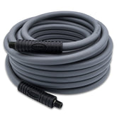 JACO FlexPro hybrid air hose 50 ft storm gray, rolled and ready.