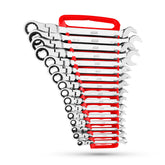 Jaeger 16pc IN/SAE TightSpot wrench set with flexible head for tight spaces