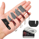 JAEZZIY mini knife set with damascus blade for versatile everyday openings.